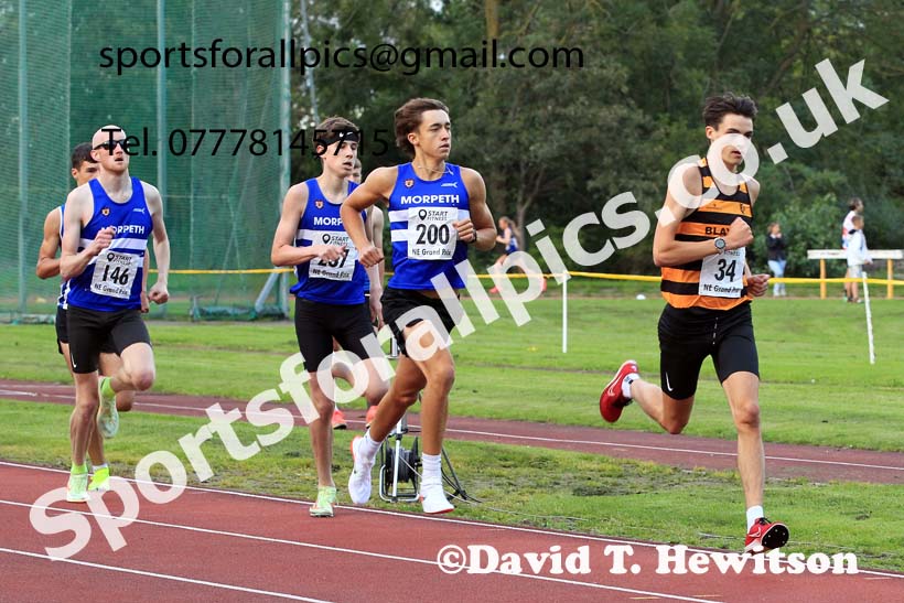 800 metres, 2023 NEGP 6 Monkton.  Photo: David T. Hewitson/Sports for All Pics
